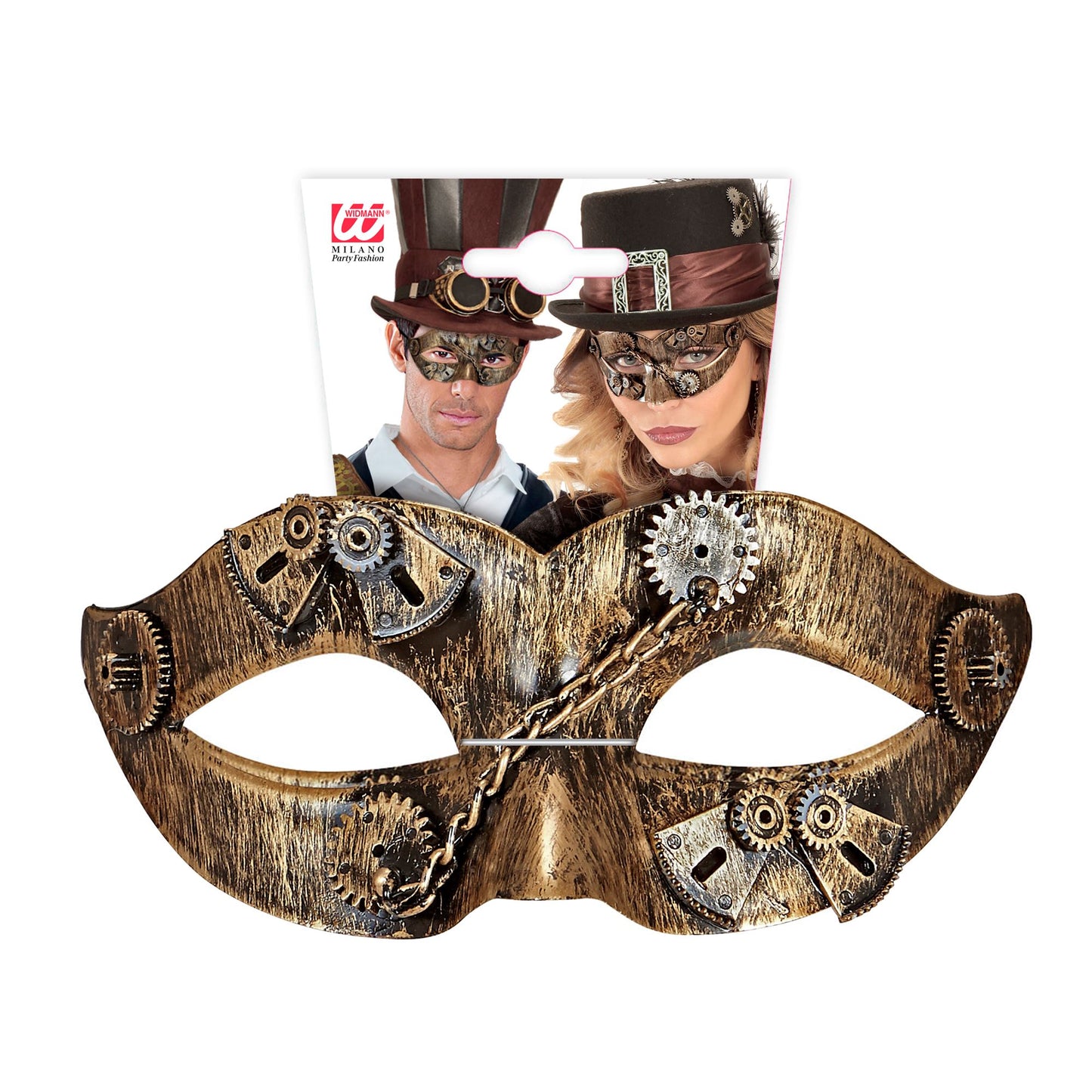 "STEAMPUNK MASKE" – Detailansicht