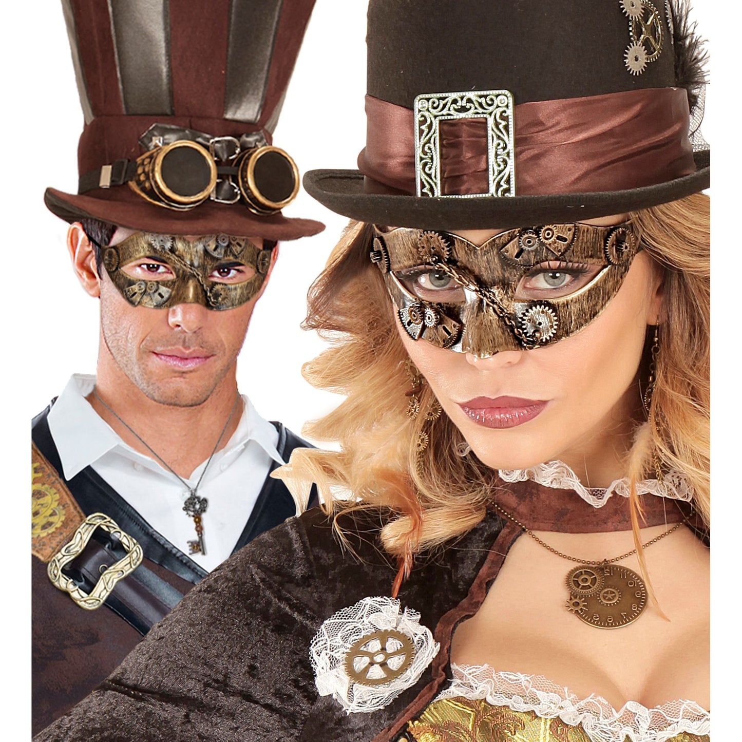 "STEAMPUNK MASKE" – Ansicht 3
