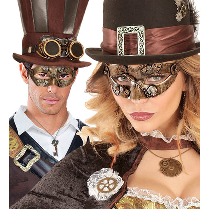 "STEAMPUNK MASKE" – Ansicht 3