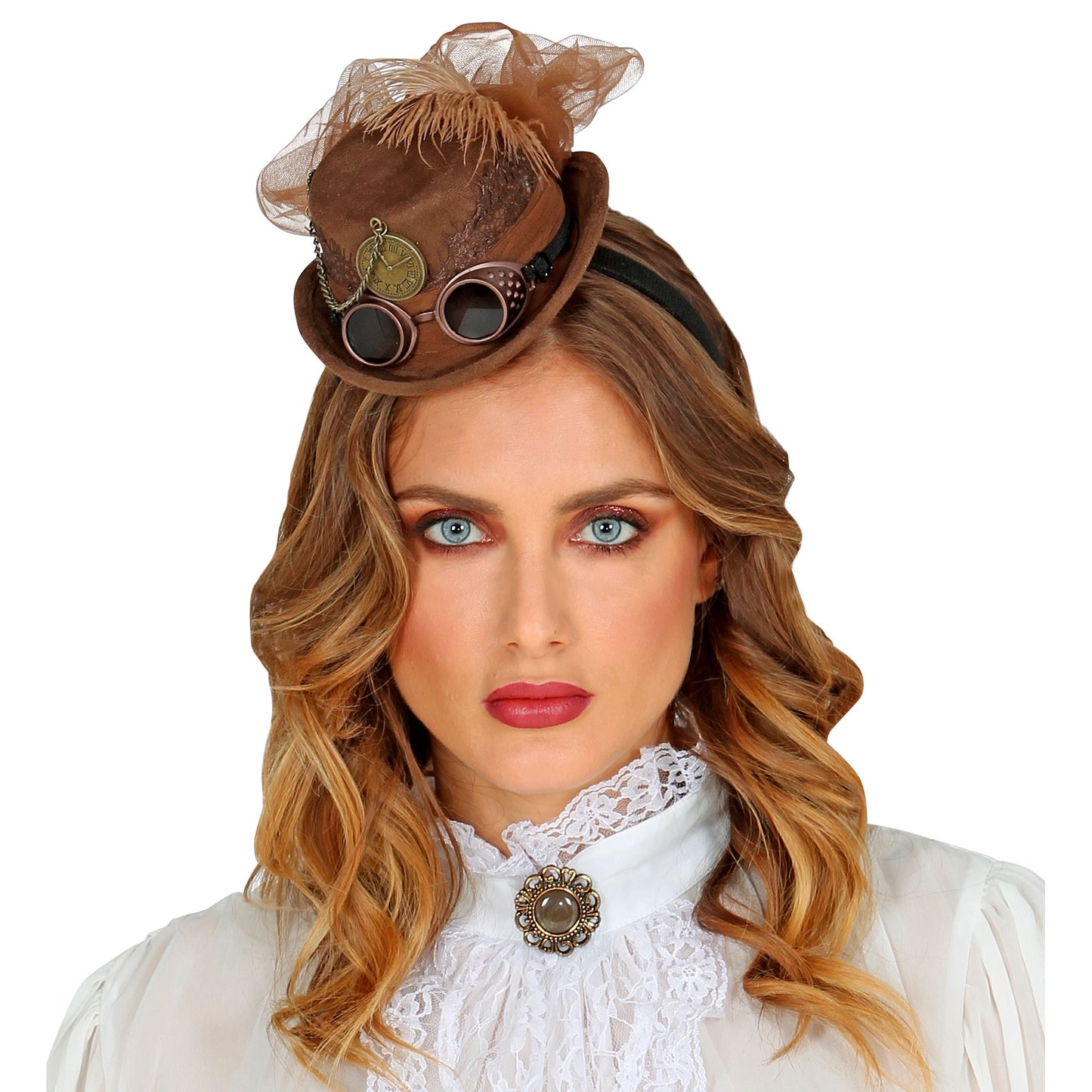 "STEAMPUNK MINIZYLINDER" in Wildlederoptik – Ansicht 3