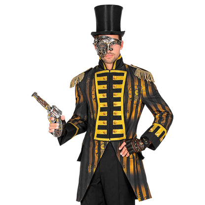 "STEAMPUNK PARADEFRACK" für Herren – Vorderansicht