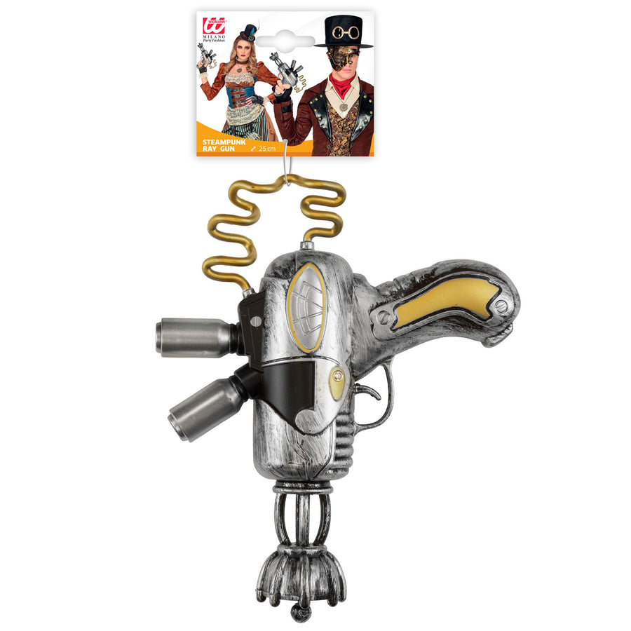 "STEAMPUNK STRAHLENPISTOLE" 25cm – Detailansicht