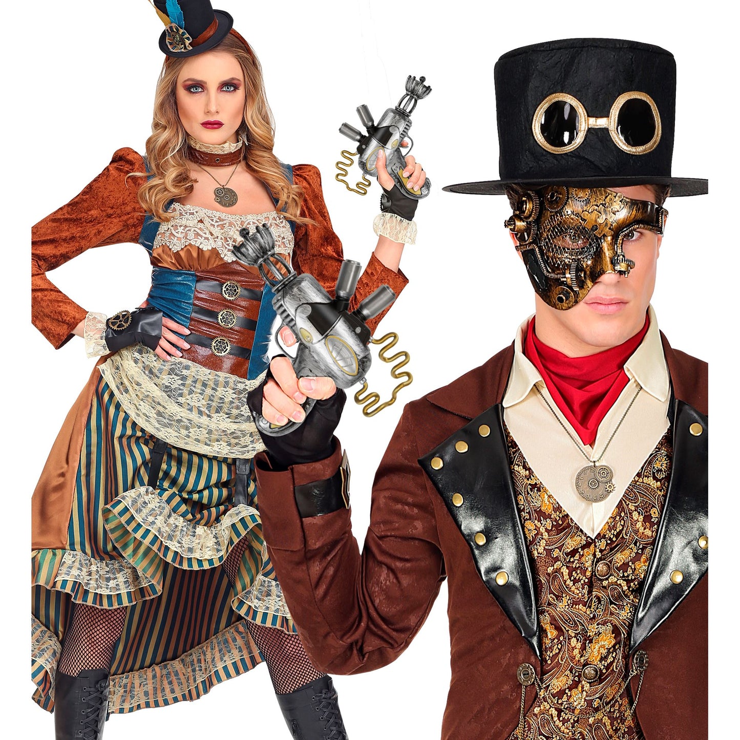 "STEAMPUNK STRAHLENPISTOLE" 25cm – Ansicht 3