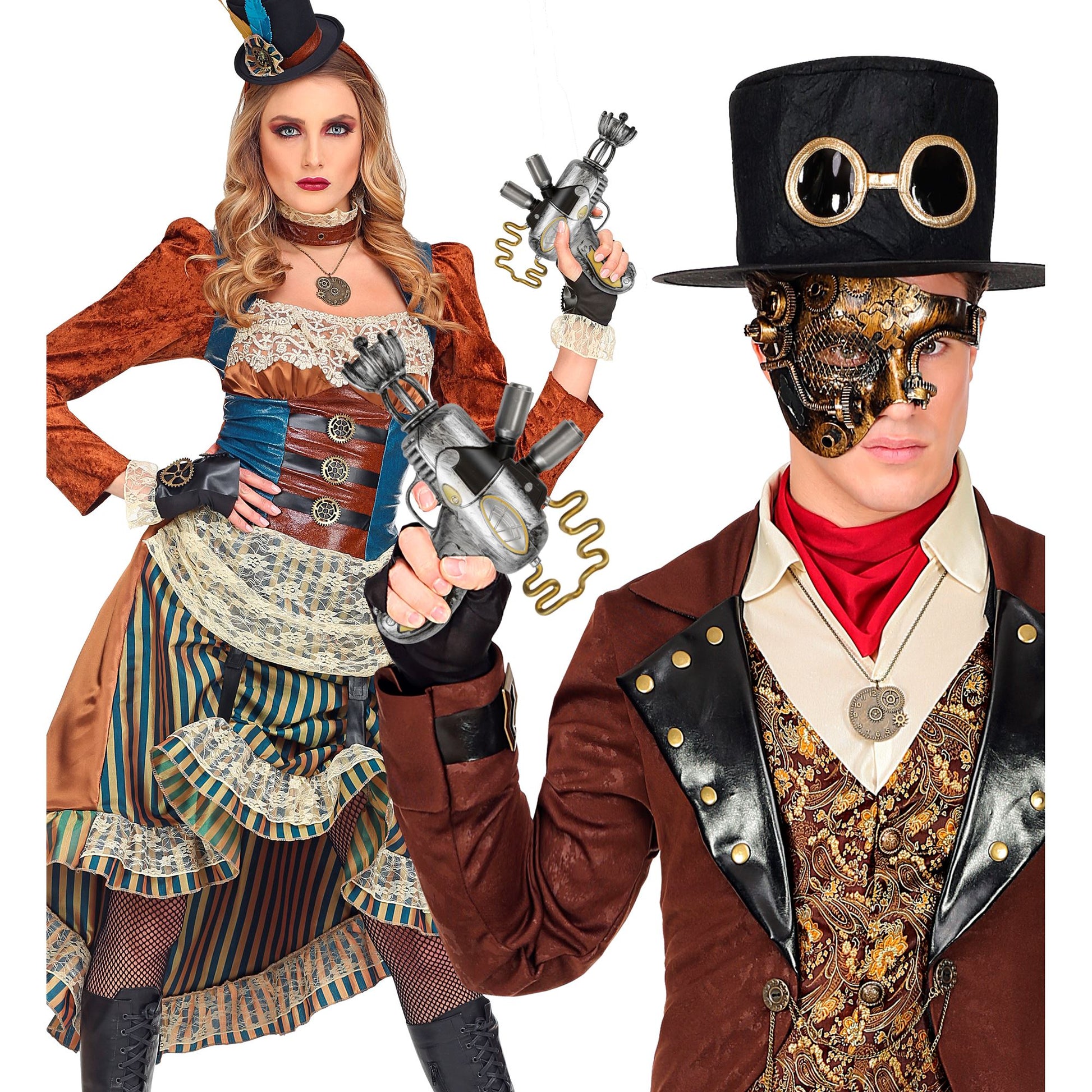 "STEAMPUNK STRAHLENPISTOLE" 25cm – Ansicht 3