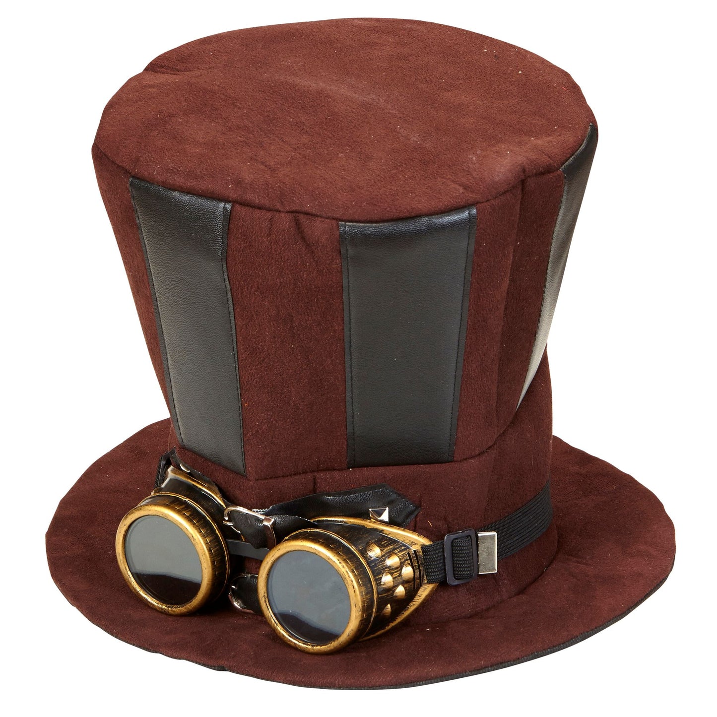 "STEAMPUNK ZYLINDER MIT BRILLE" 21 cm – Vorderansicht