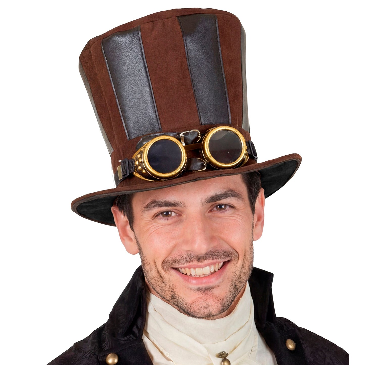 "STEAMPUNK ZYLINDER MIT BRILLE" 21 cm – Ansicht 5