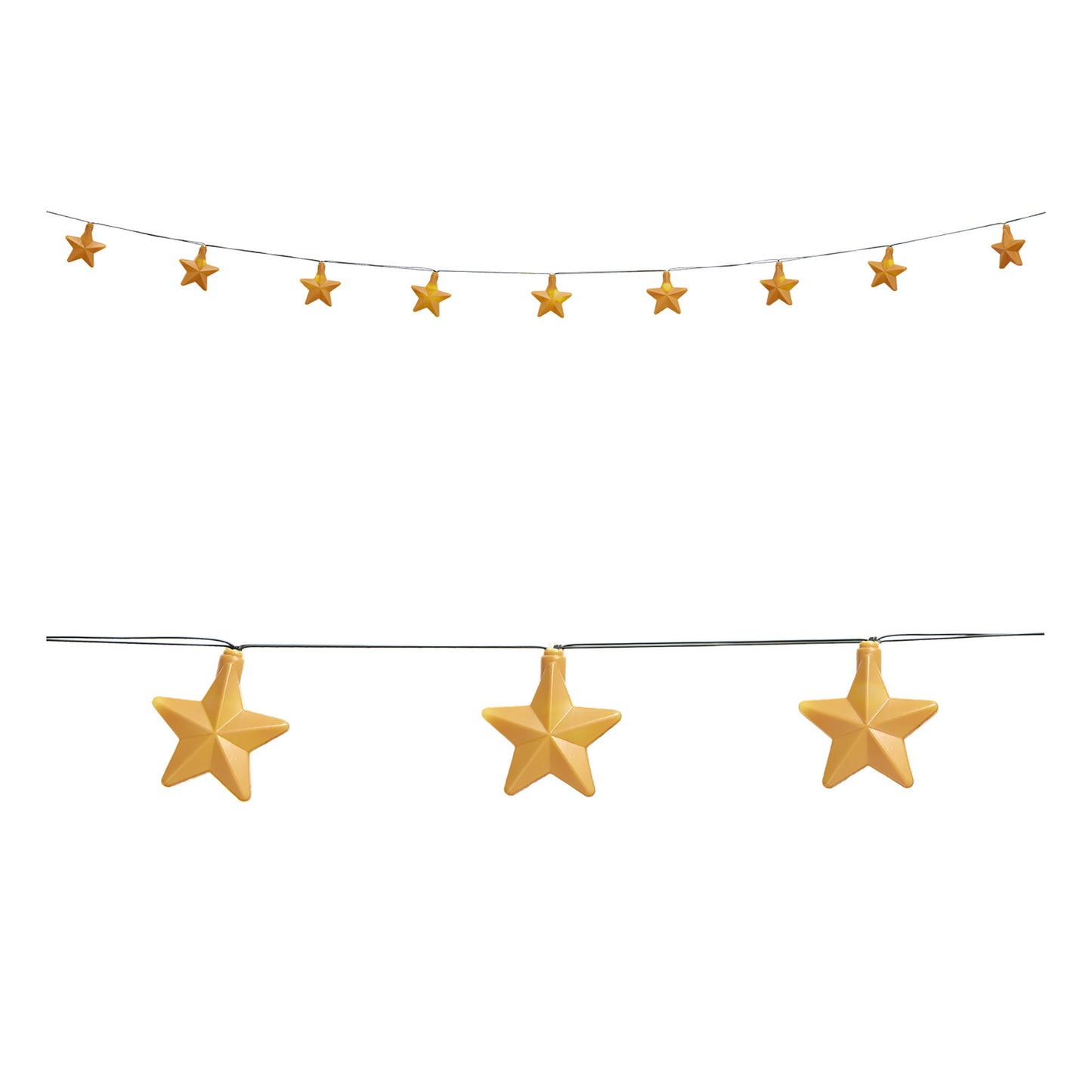 "STERNENLICHTERKETTE" 2,5 m - 10 Lichter – Detailansicht