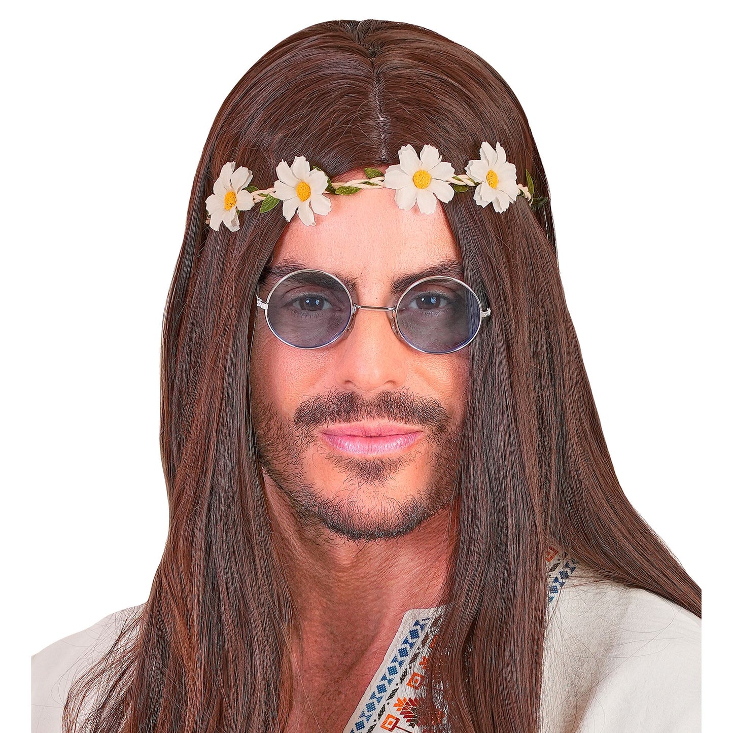 "STIRNBAND / HAARBAND MIT WEIßEN BLUMEN" – Ansicht 5