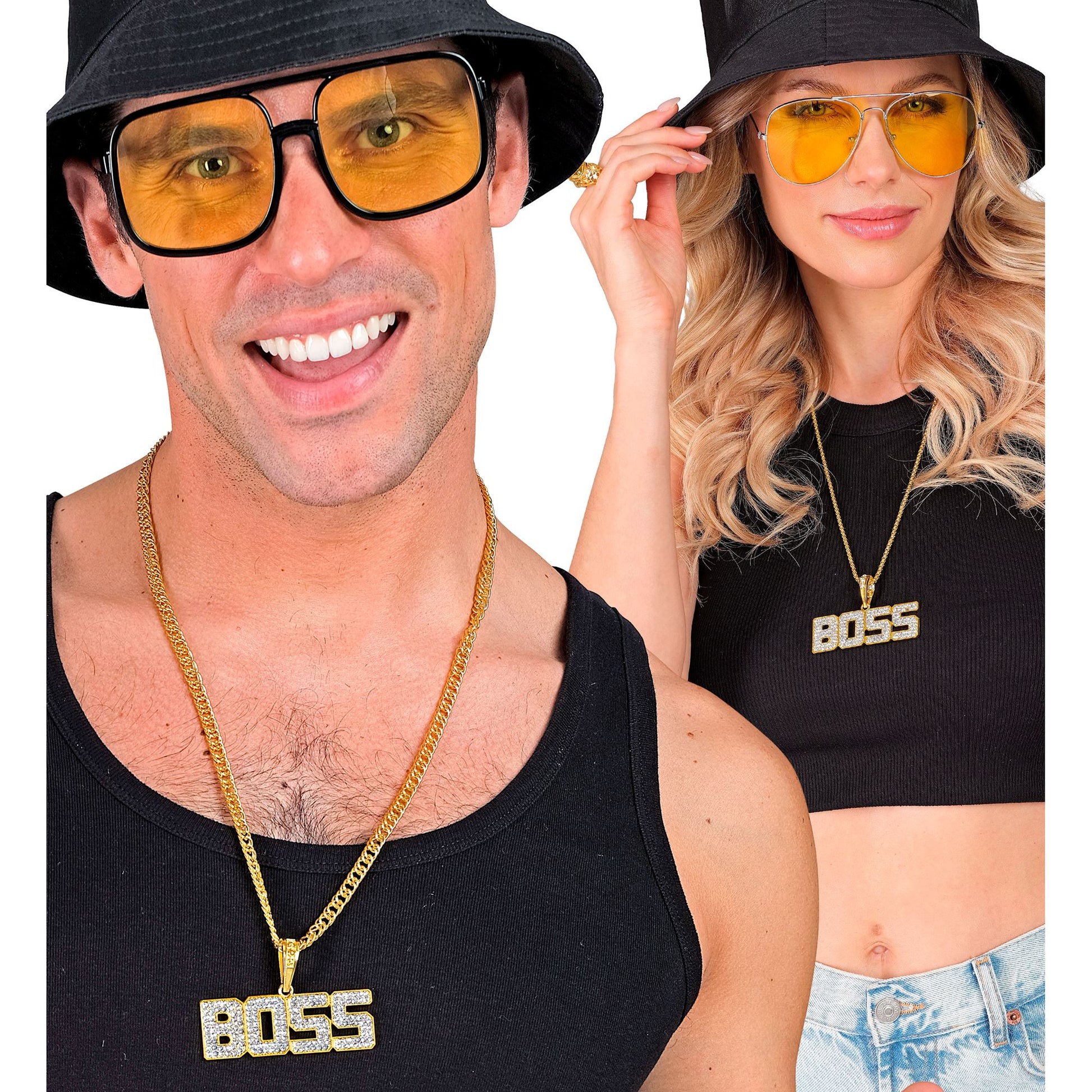"STRASS BOSS KETTE" 65 cm – Ansicht 3