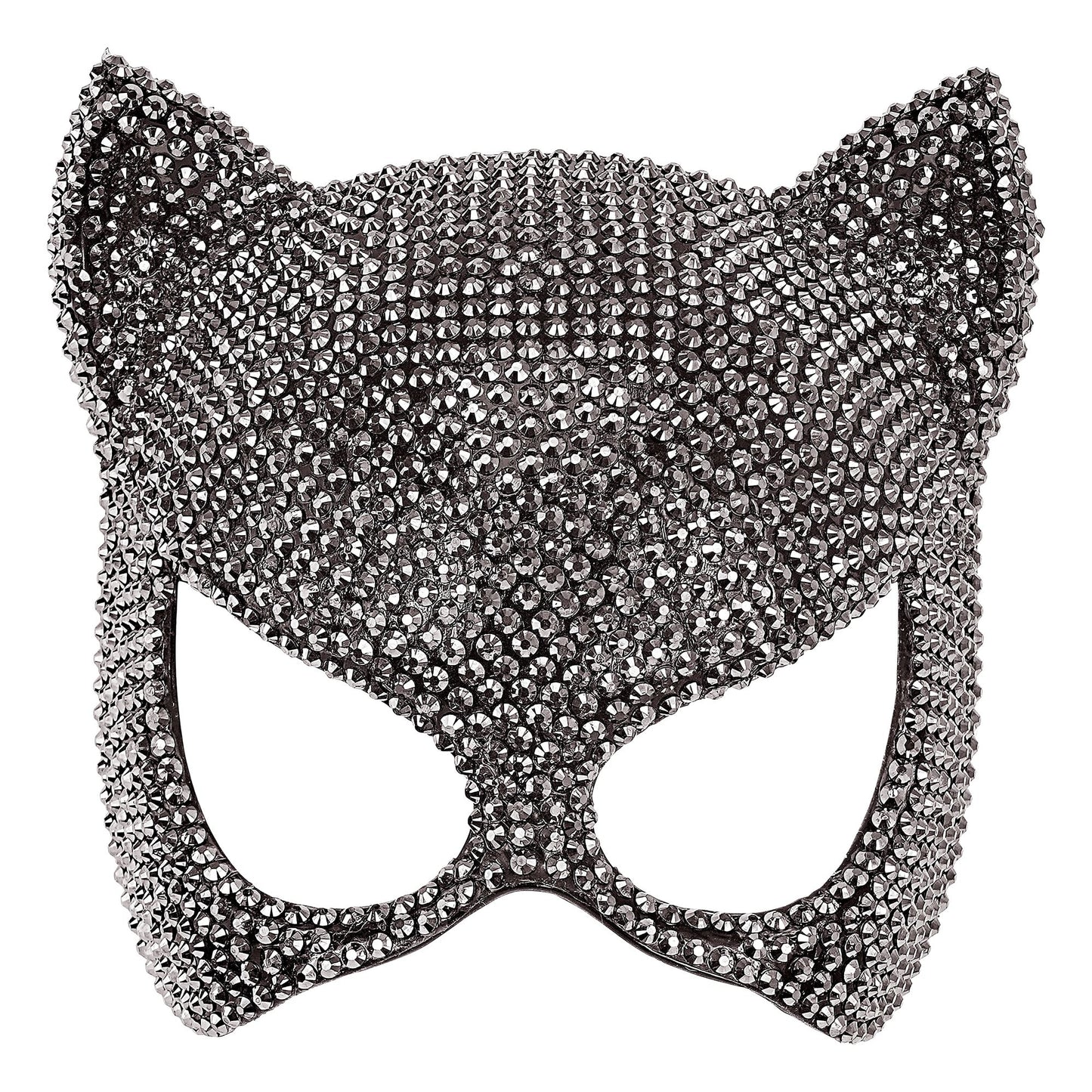 "STRASS KATZENMASKE" – Vorderansicht