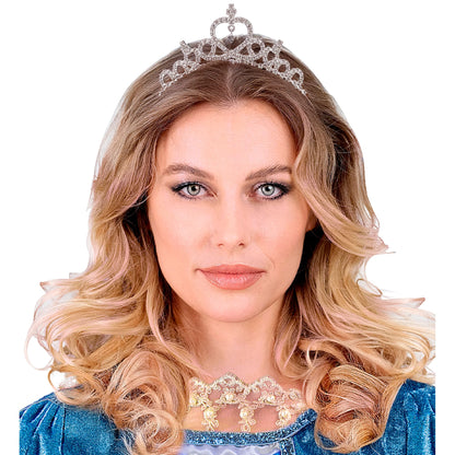 "STRASS TIARA / DIADEM MIT ANHÄNGER" in Kindergröße – Ansicht 6