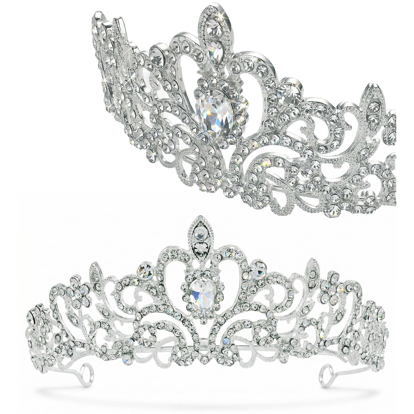 "STRASS TIARA / DIADEM" – Vorderansicht