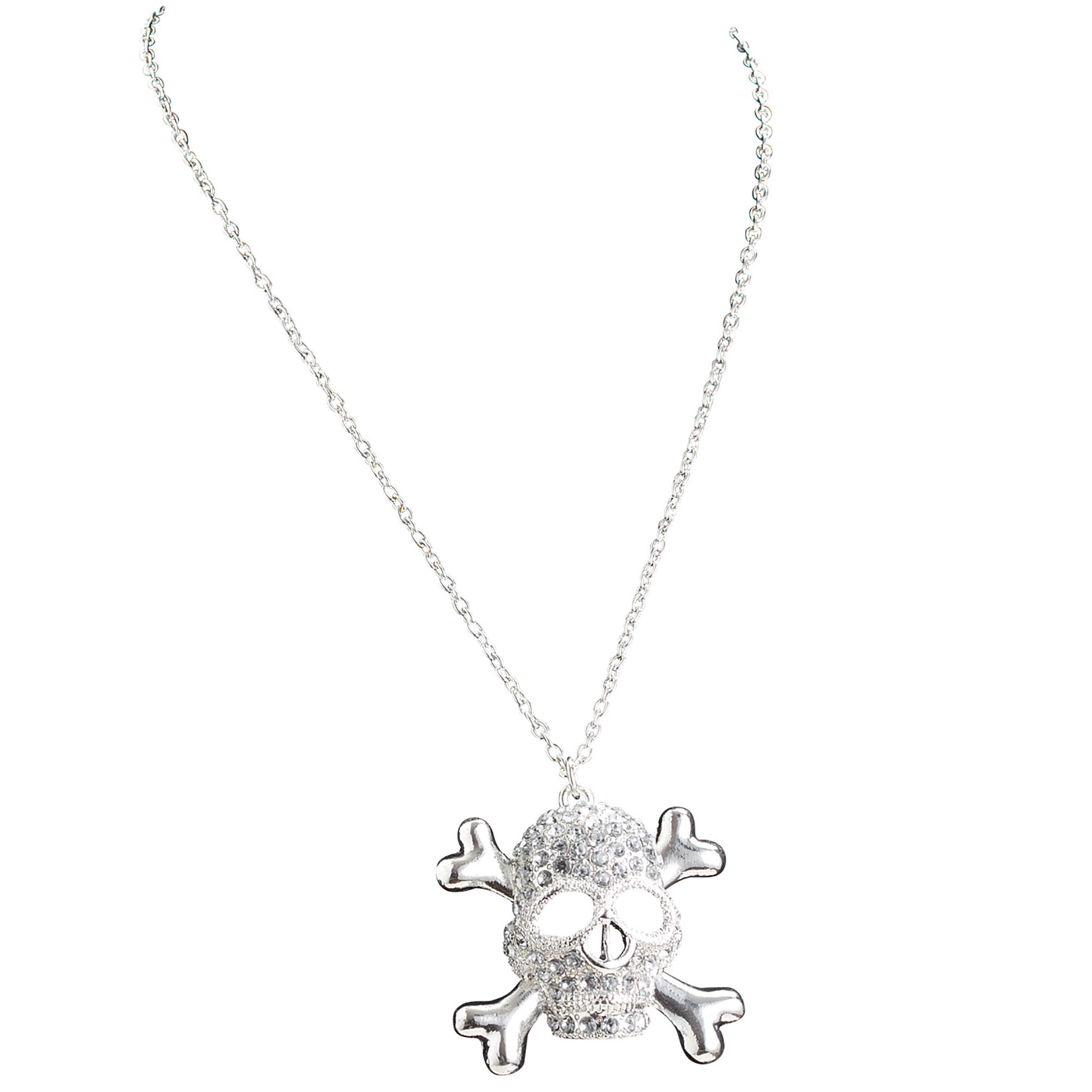 "STRASS TOTENKOPF KETTE" – Detailansicht