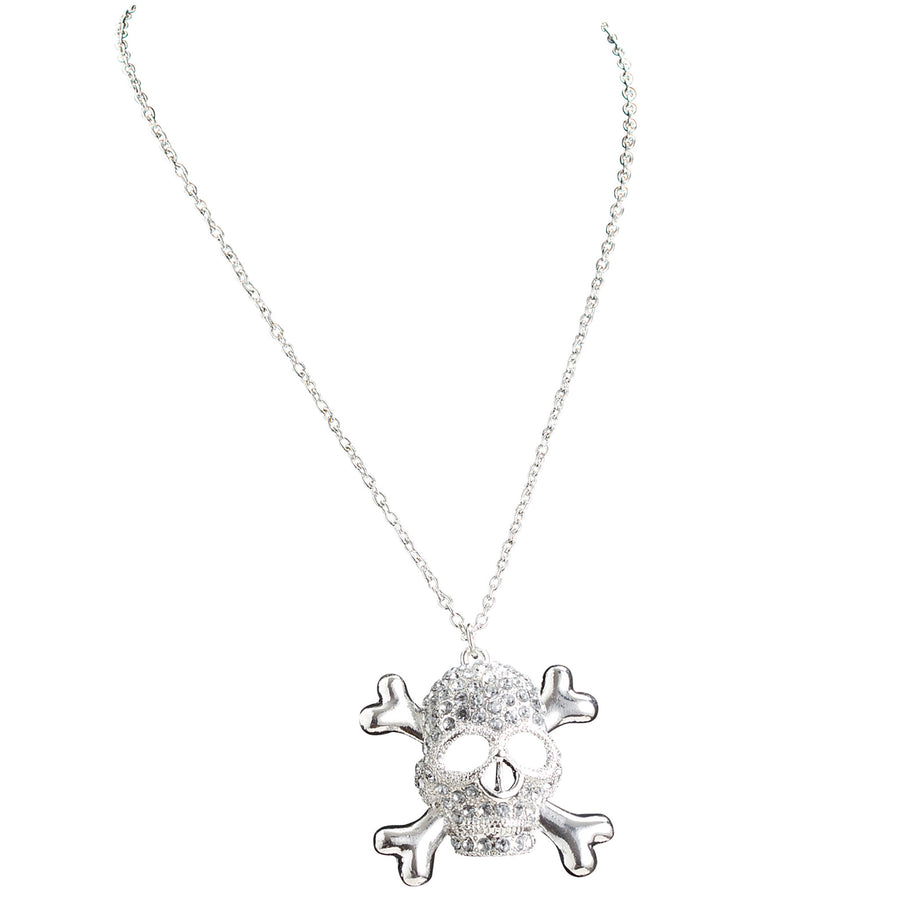 "STRASS TOTENKOPF KETTE" – Detailansicht