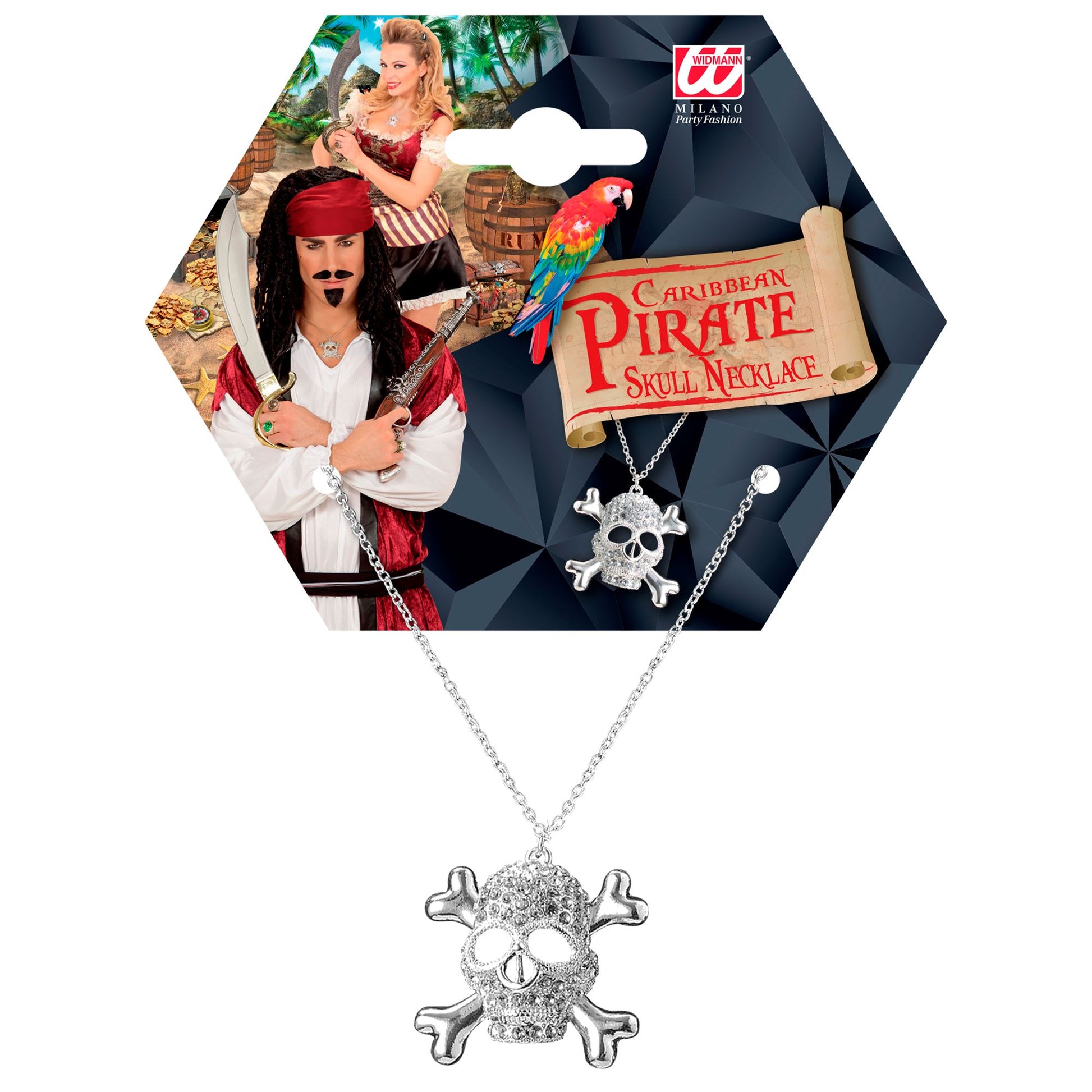 "STRASS TOTENKOPF KETTE" – Ansicht 3