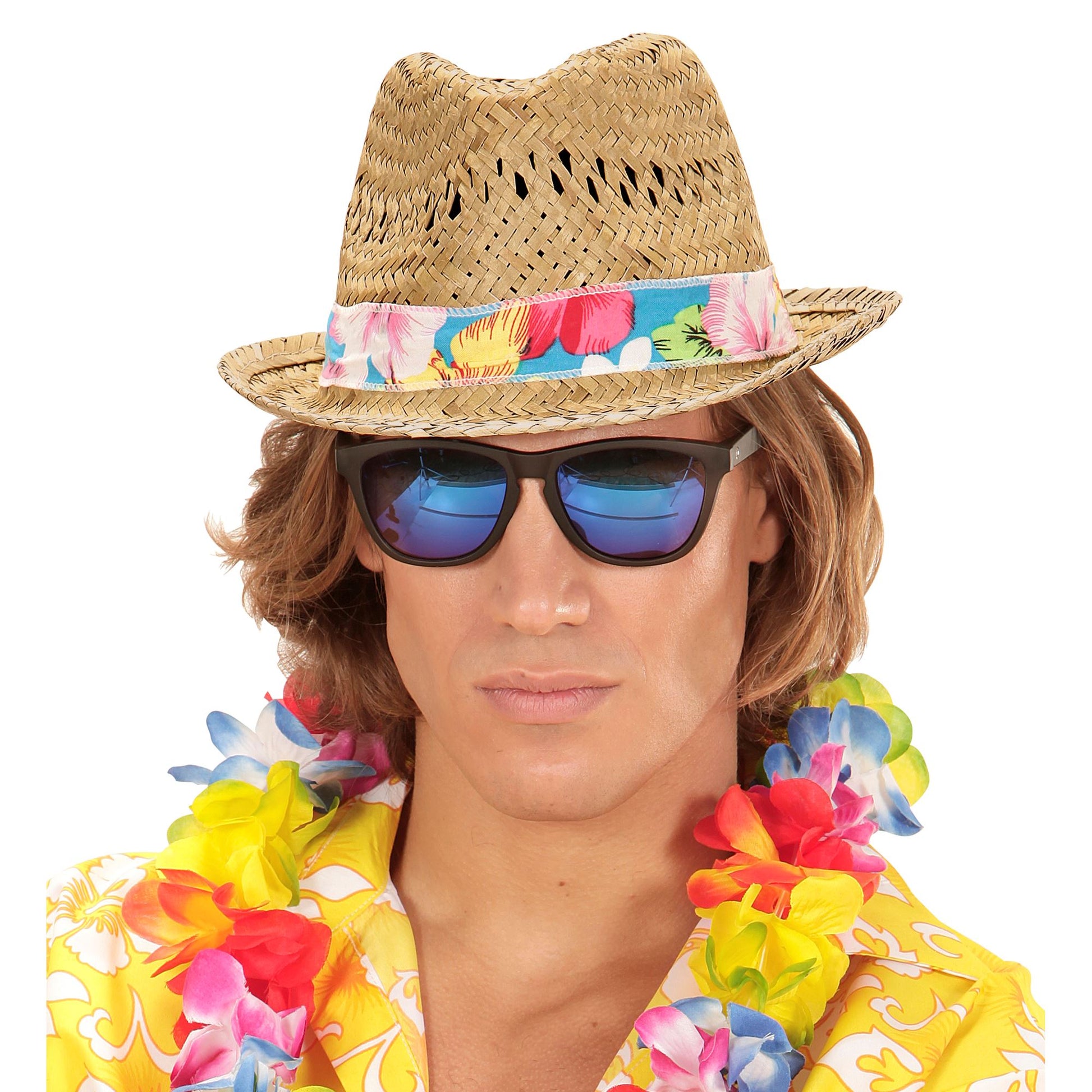 "STROHFEDORA BEACH BOYS" – Detailansicht
