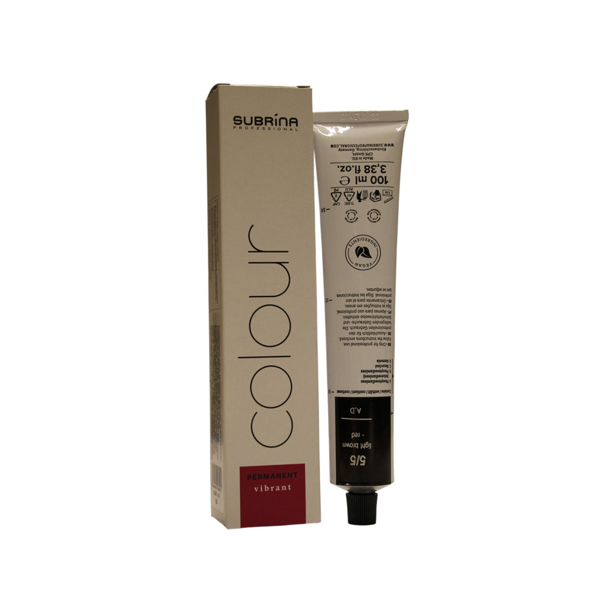 Subrina Professional, Essential Colour, Permanente Haarfarbe, 5/5 , 100 ml