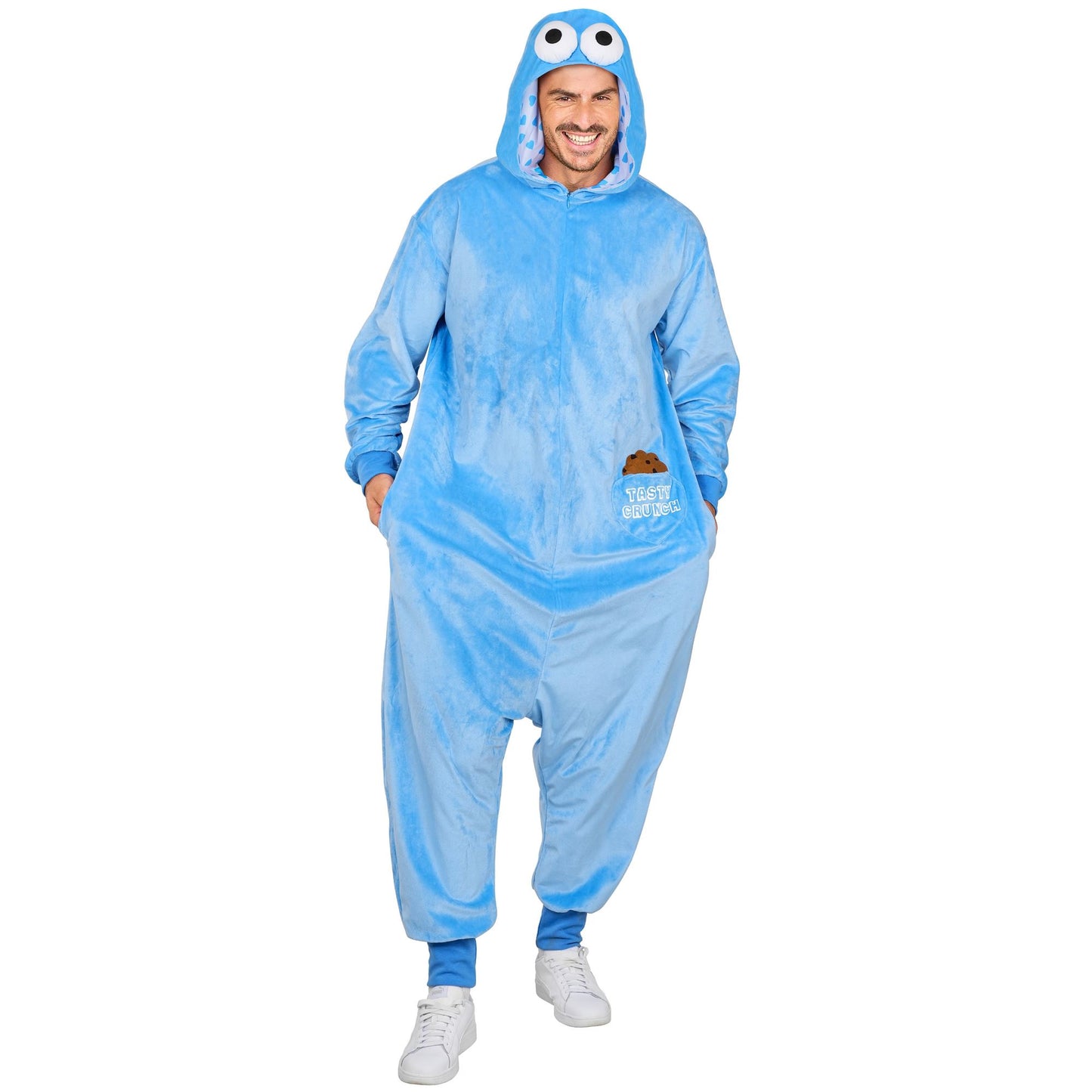 "SÜßIGKEITEN ONESIE PLÜSCHKOSTÜM“ (Overall mit Kapuze, Keks) – Ansicht 4