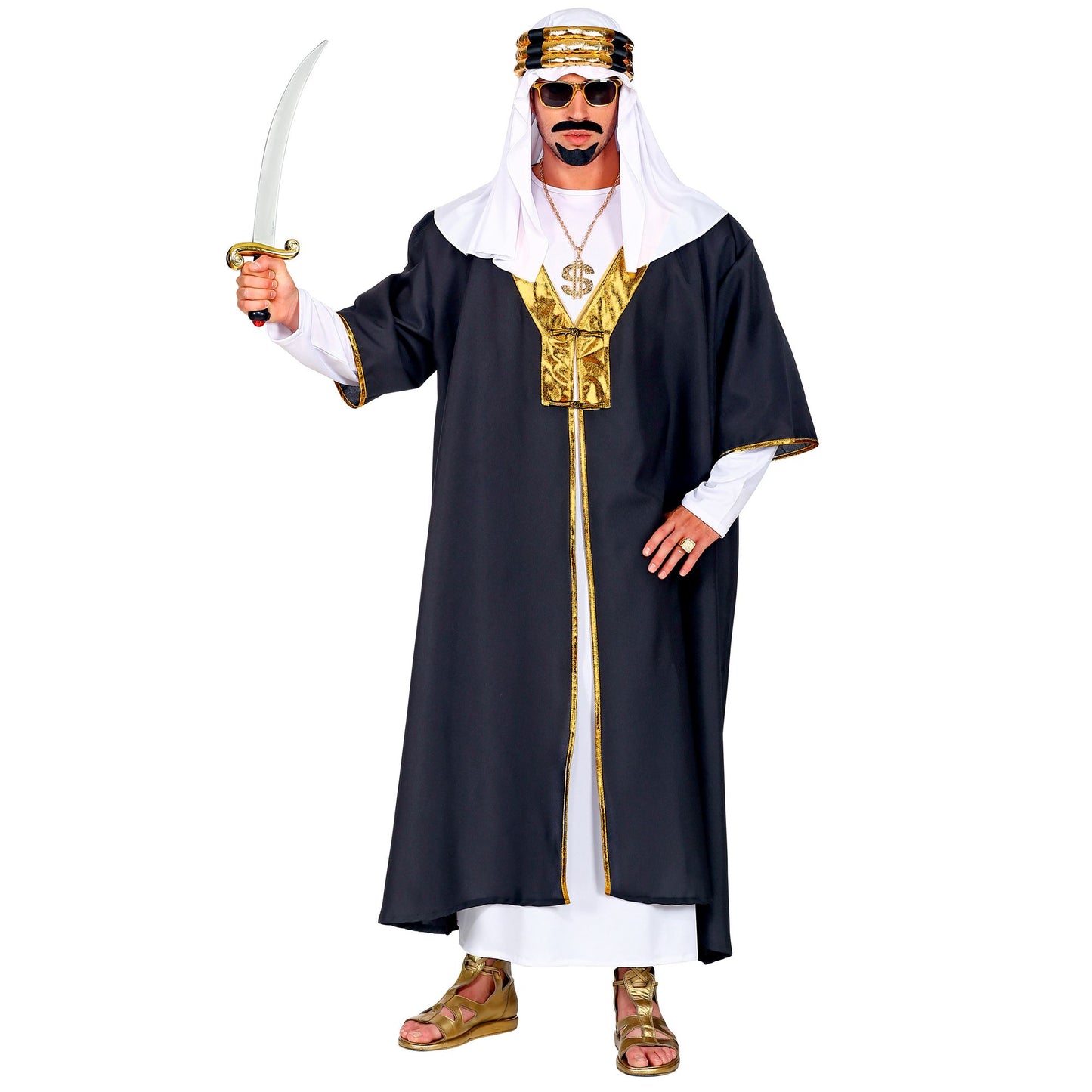 "SULTAN" (Tunika mit Robe, Turban) – Vorderansicht