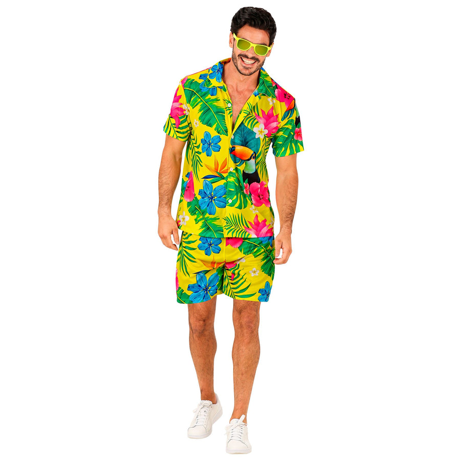 "SUMMER PARTY FASHION" (Hemd, Shorts) – Detailansicht