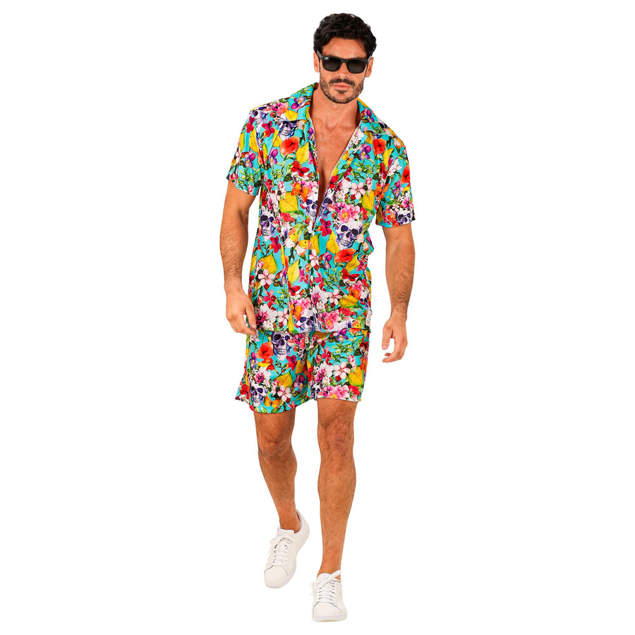 "SUMMER PARTY FASHION" (Hemd, Shorts) – Vorderansicht