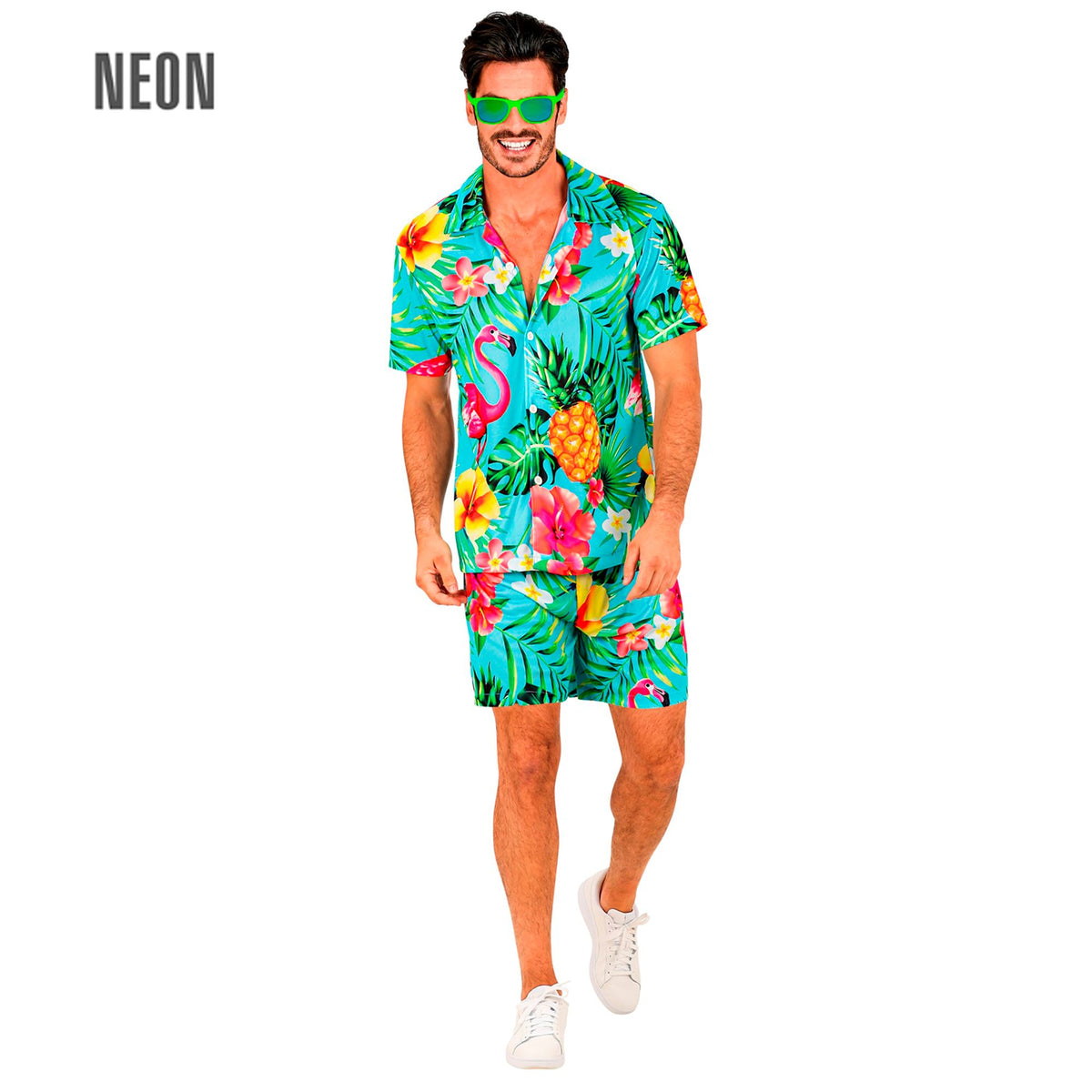 "SUMMER PARTY FASHION" (Hemd, Shorts) – Vorderansicht