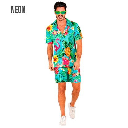 "SUMMER PARTY FASHION" (Hemd, Shorts) – Vorderansicht