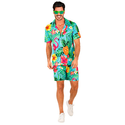 "SUMMER PARTY FASHION" (Hemd, Shorts) – Detailansicht