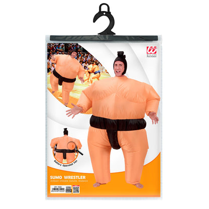"SUMO-RINGER" (aufblasbares Kostüm mit Gebläse, Kopfbedeckung) mit Batterie – Ansicht 5
