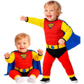 "SUPER BABY" (Overall mit Umhang) – Vorderansicht