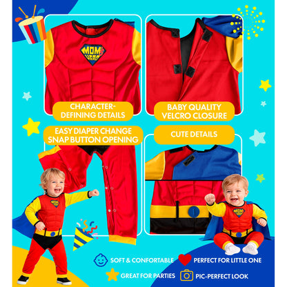 "SUPER BABY" (Overall mit Umhang) – Ansicht 7