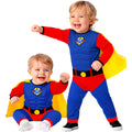 "SUPER BABY" (Overall mit Umhang) – Vorderansicht