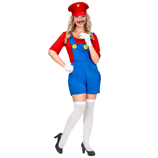 "SUPER KLEMPNER" (Anzug, Hut) – Vorderansicht