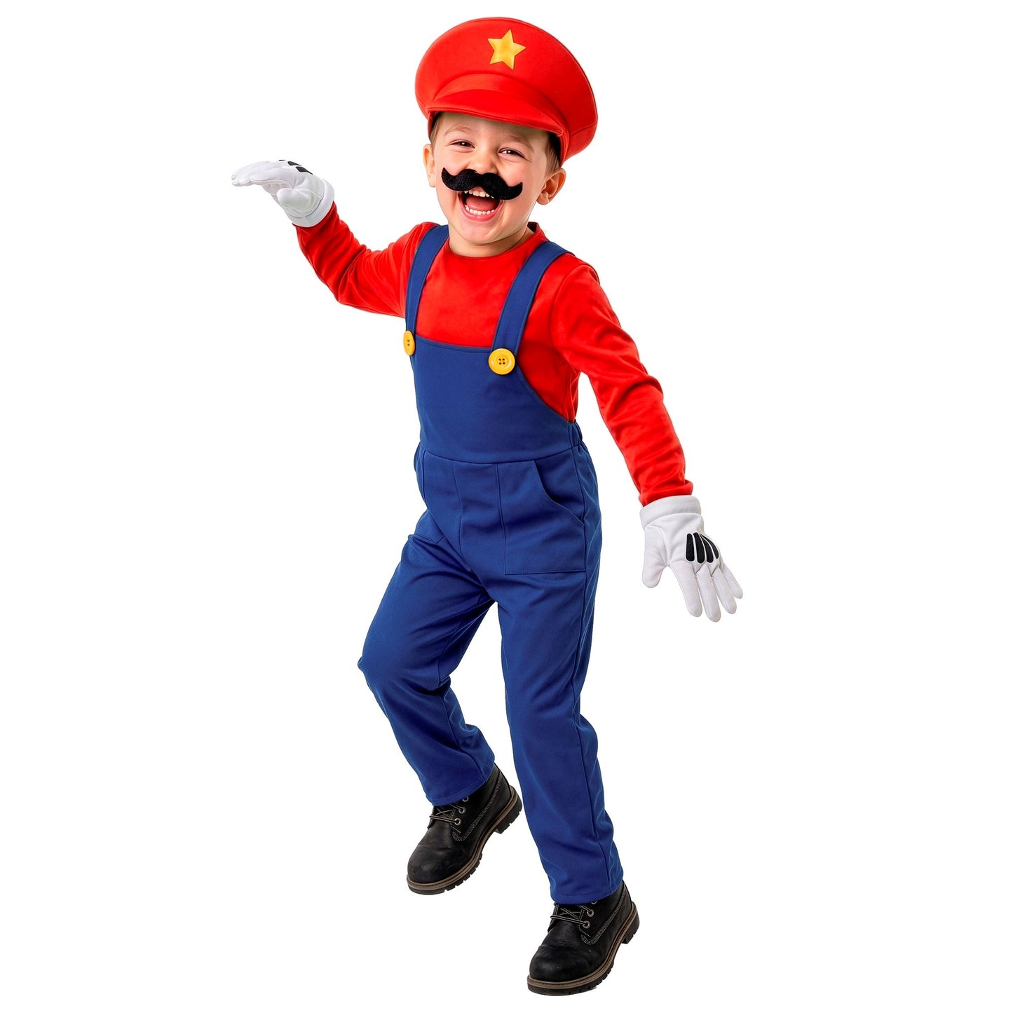 "SUPER KLEMPNER" (Latzhose, Oberteil, Mütze) – Ansicht 4