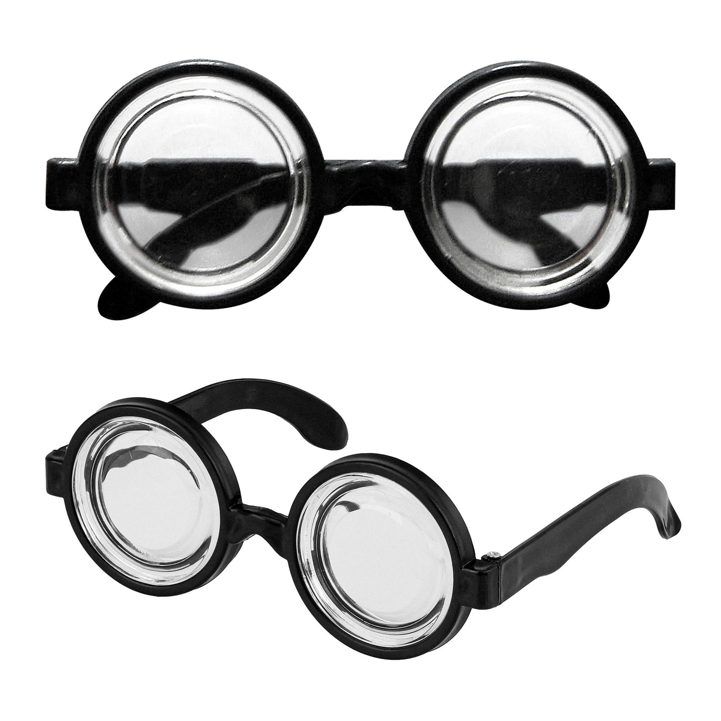 "SUPER KURZSICHTIGER BRILLE" – Vorderansicht