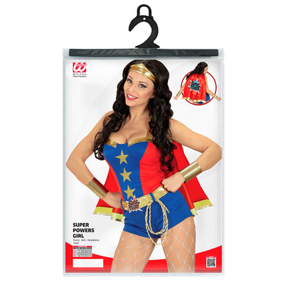 "SUPER POWER GIRL" (Kleid, Gürtel, Stirnband, Umhang) – Ansicht 4