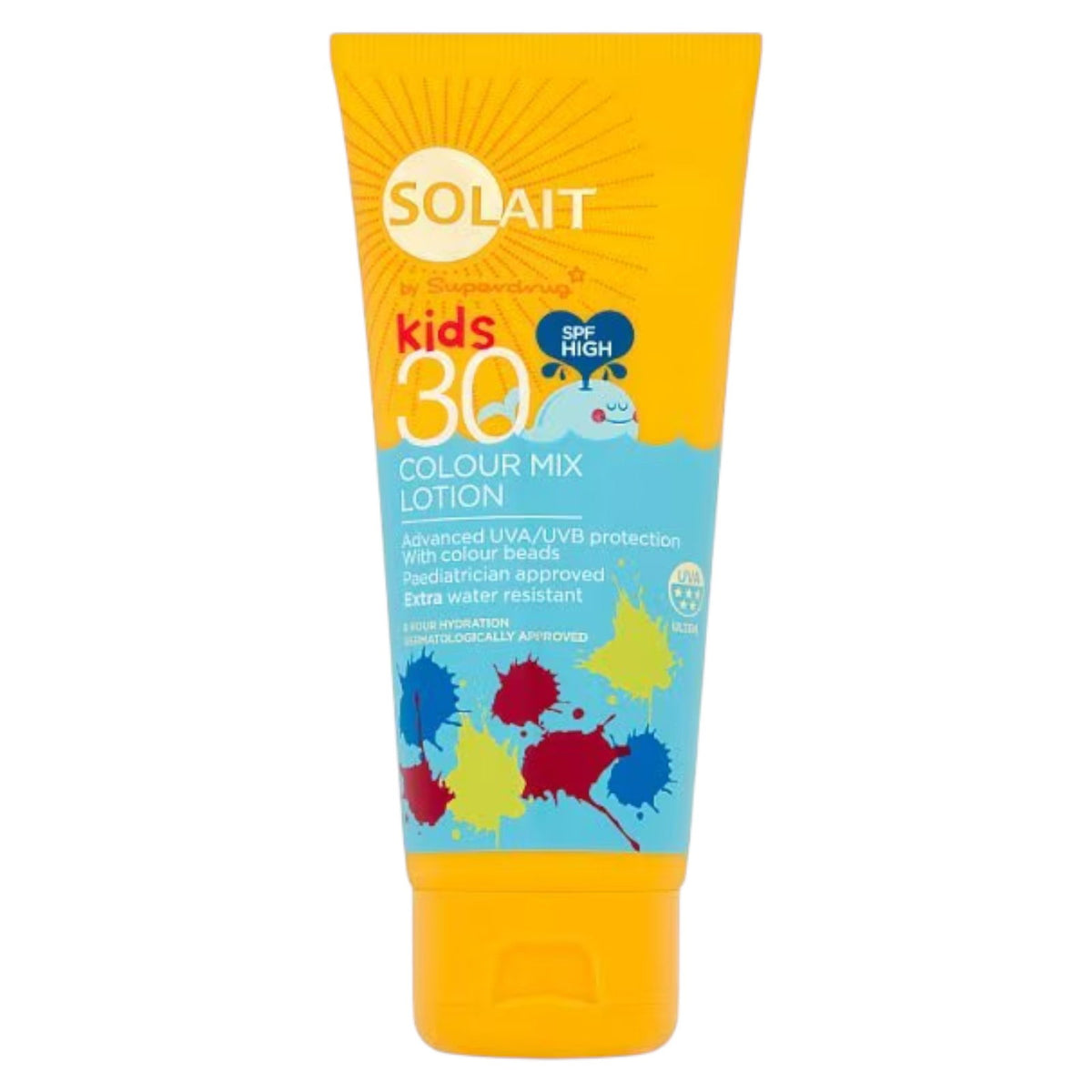 Superdrug, Solait, Wasserfest, Sonnencreme, SPF30, 100 ml *Tester