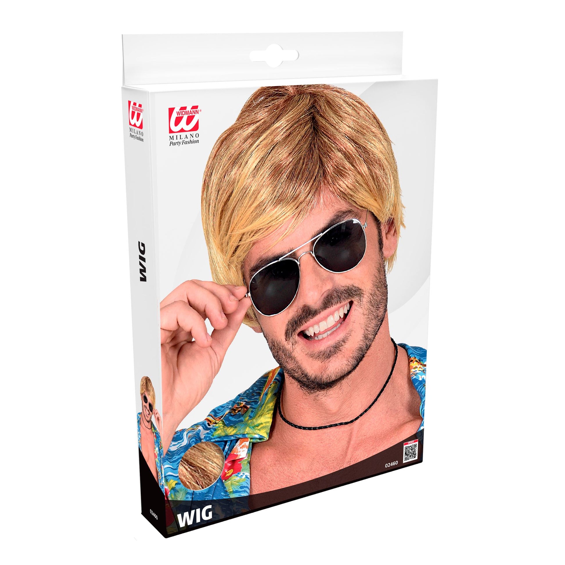 "SURFERBOY PERÜCKE" in Box – Detailansicht
