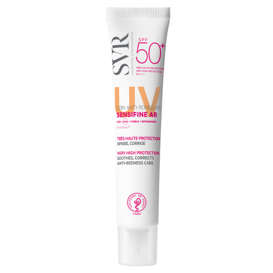 SVR, Sensifine AR, Gegen Rötungen, Sahne, Für das Gesicht, SPF 50+, 40 ml