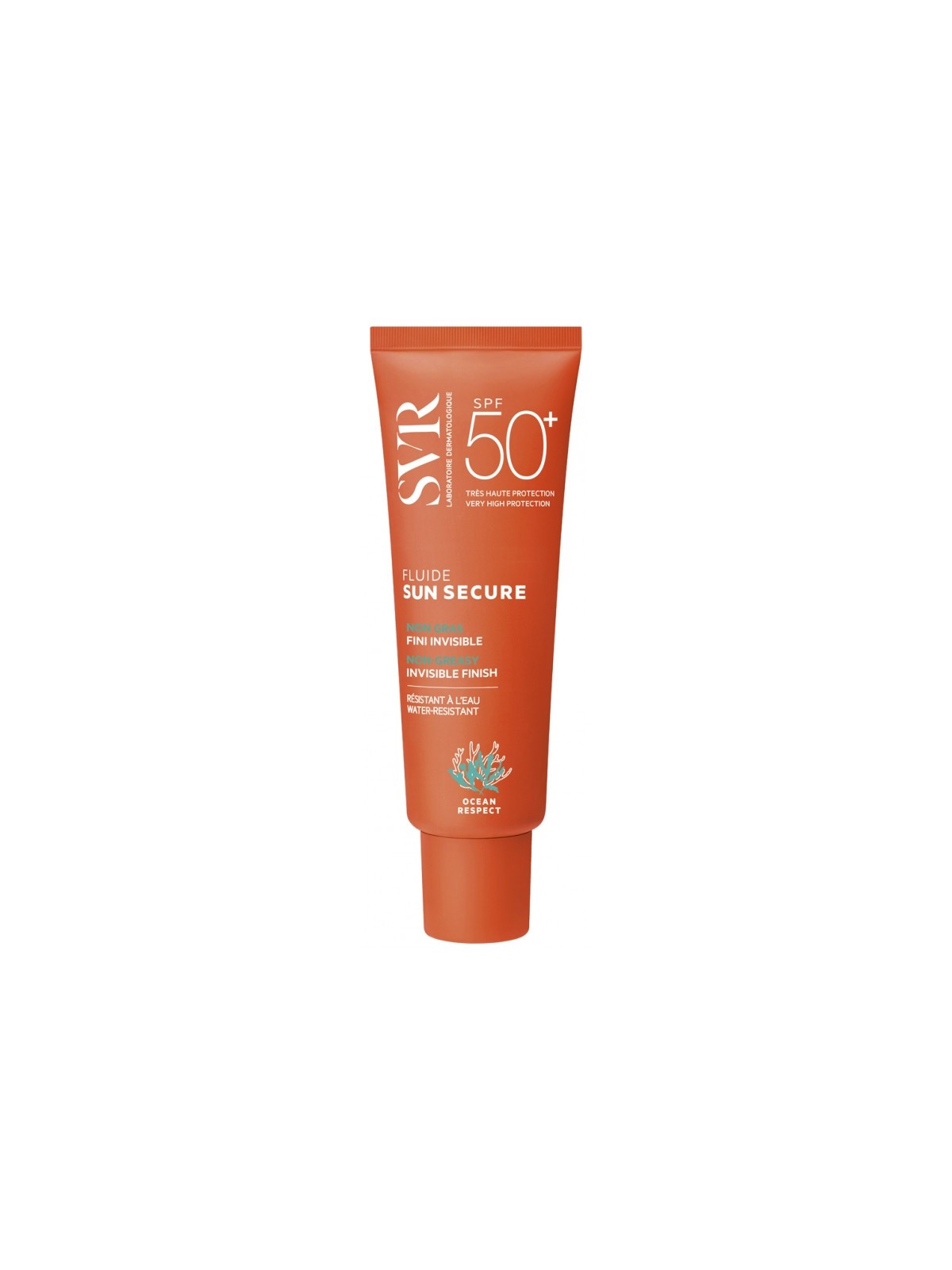 SVR SVR, Sun Secure, Sonnenschutz, Sonnenschutzfluid, Für das Gesicht, SPF 50+, 50 ml Regular