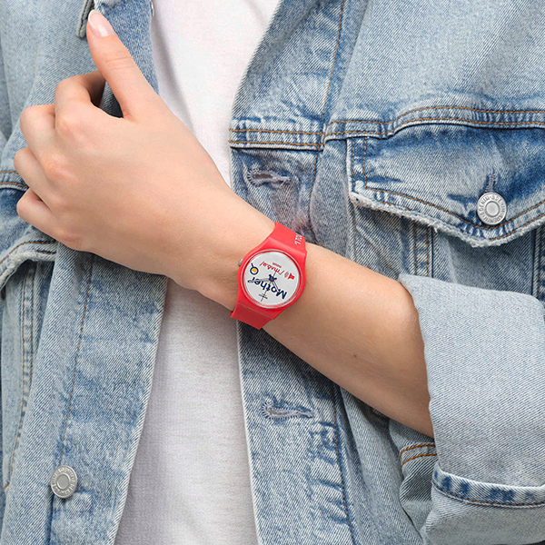 SWATCH ALL ABOUT MOM GZ713 Armbanduhr 34 mm ansicht-4