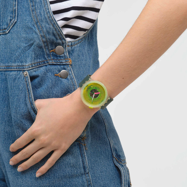 SWATCH BLINDED BY NEON SB05K400 Armbanduhr 47 mm ansicht-4