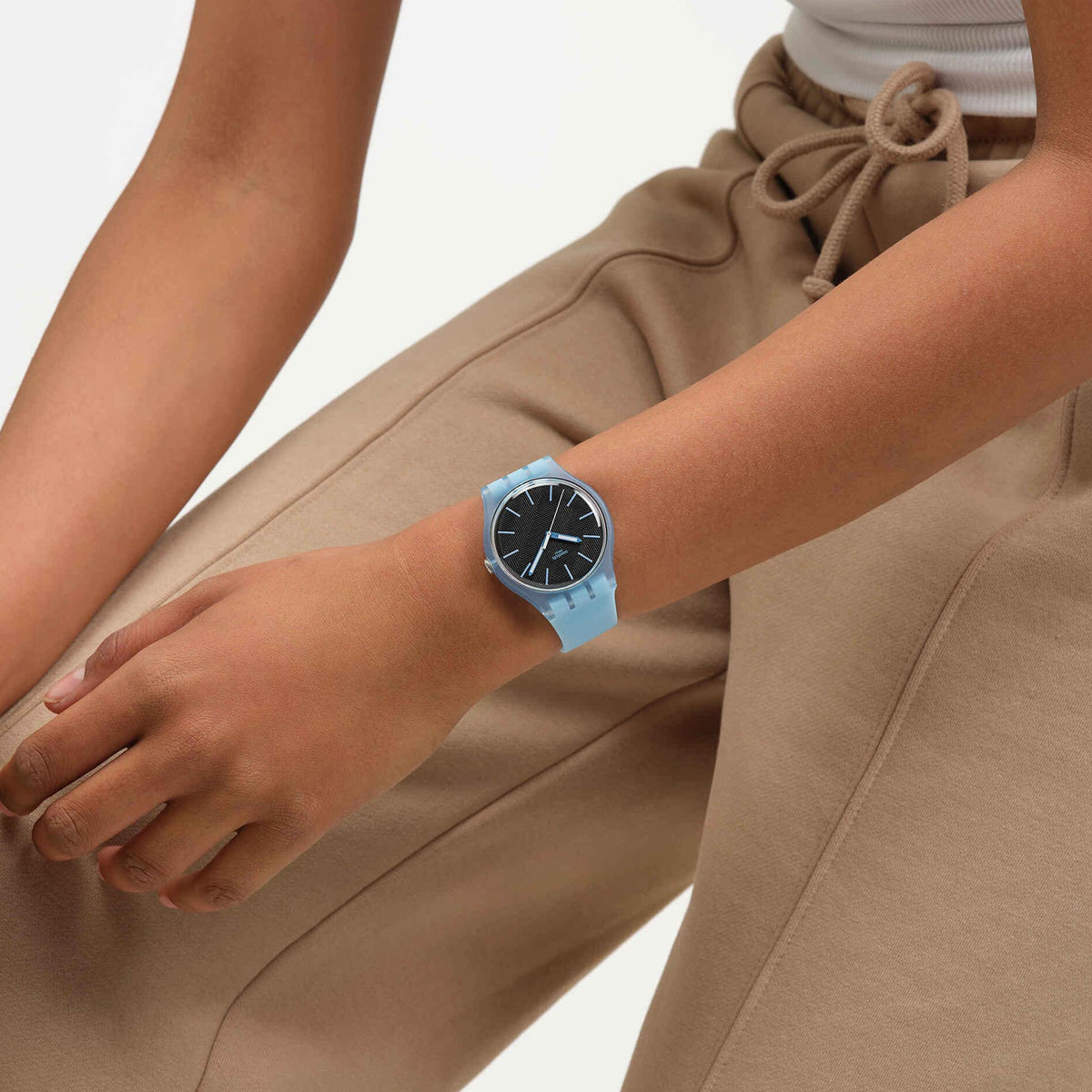 SWATCH BLUE MOVES SO29L101 Armbanduhr Blau ansicht-4