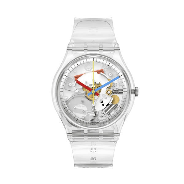 SWATCH CLEARLY GENT SO28K100-S06 Armbanduhr