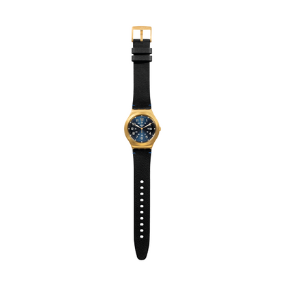 SWATCH HAPPY JOE GOLDEN YWG408 Armbanduhr 41 mm Gold ansicht-2