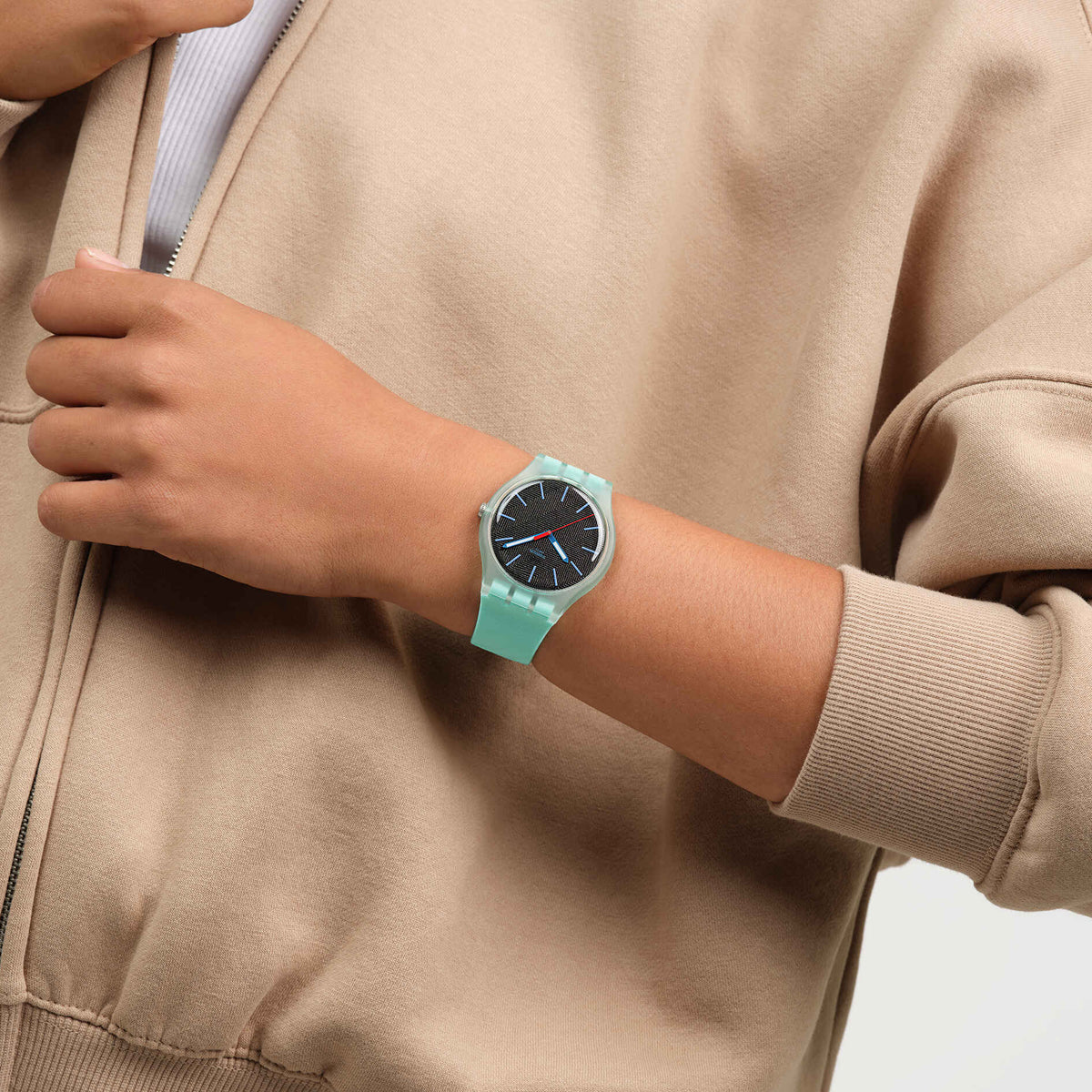SWATCH HINT OF MINT SO29L103 Armbanduhr ansicht-4