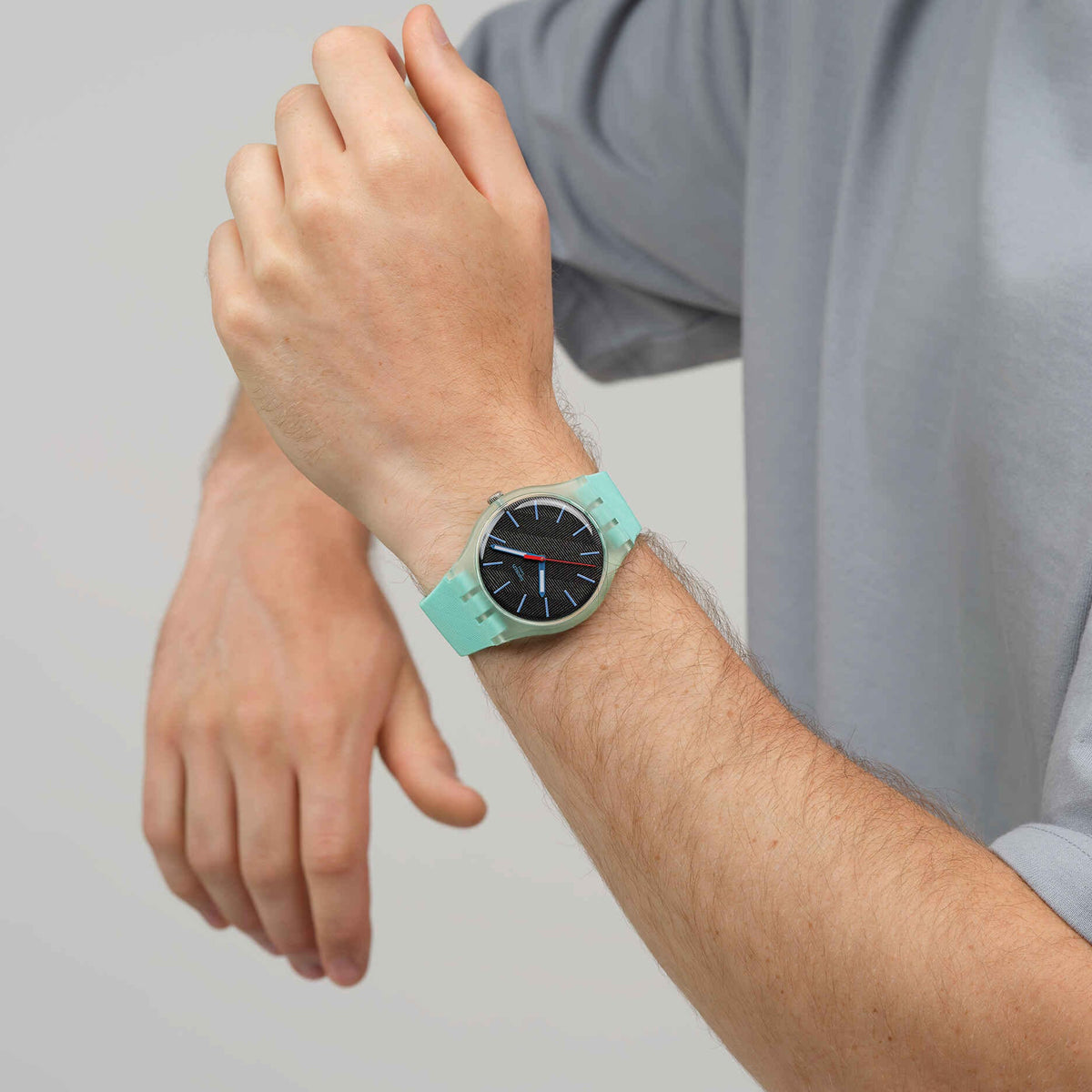 SWATCH HINT OF MINT SO29L103 Armbanduhr ansicht-5