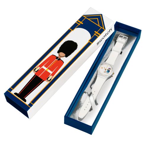 SWATCH HOW MAJESTIC GZ711 Only Time - Armbanduhr 34 mm ansicht-2