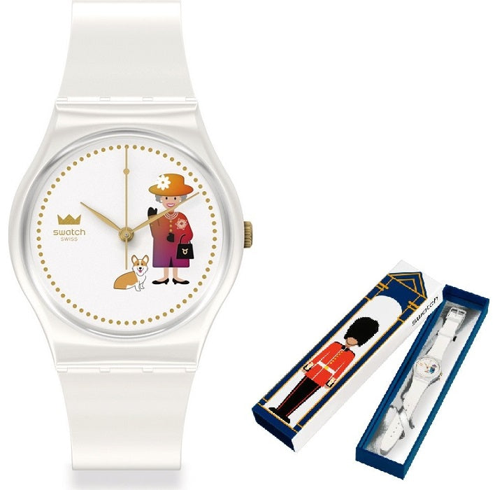 SWATCH HOW MAJESTIC GZ711 Only Time - Armbanduhr 34 mm ansicht-3