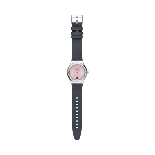 SWATCH JERMYN YIZ404 Armbanduhr schwarz Kunststoffglas – Produktansicht